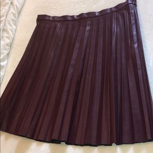 J Crew Leather Skirt